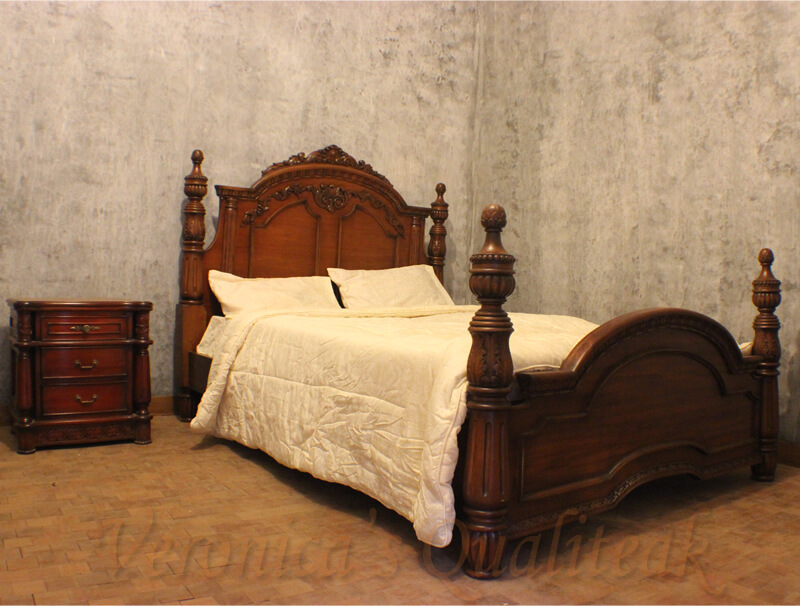 Antique Mahogany Bedroom Sets With Carving