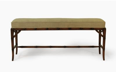 Antique Bamboo Style Bench