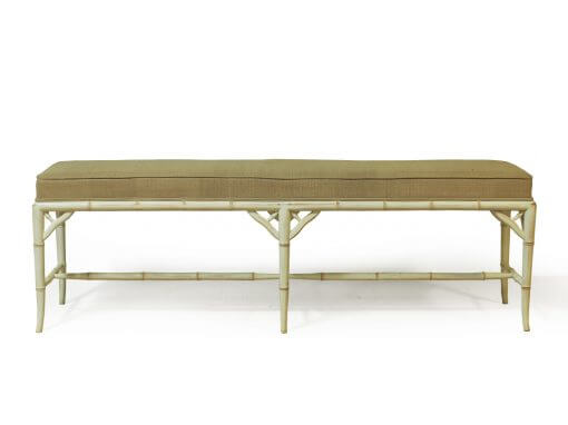 Bamboo Style Gustavian End Bench