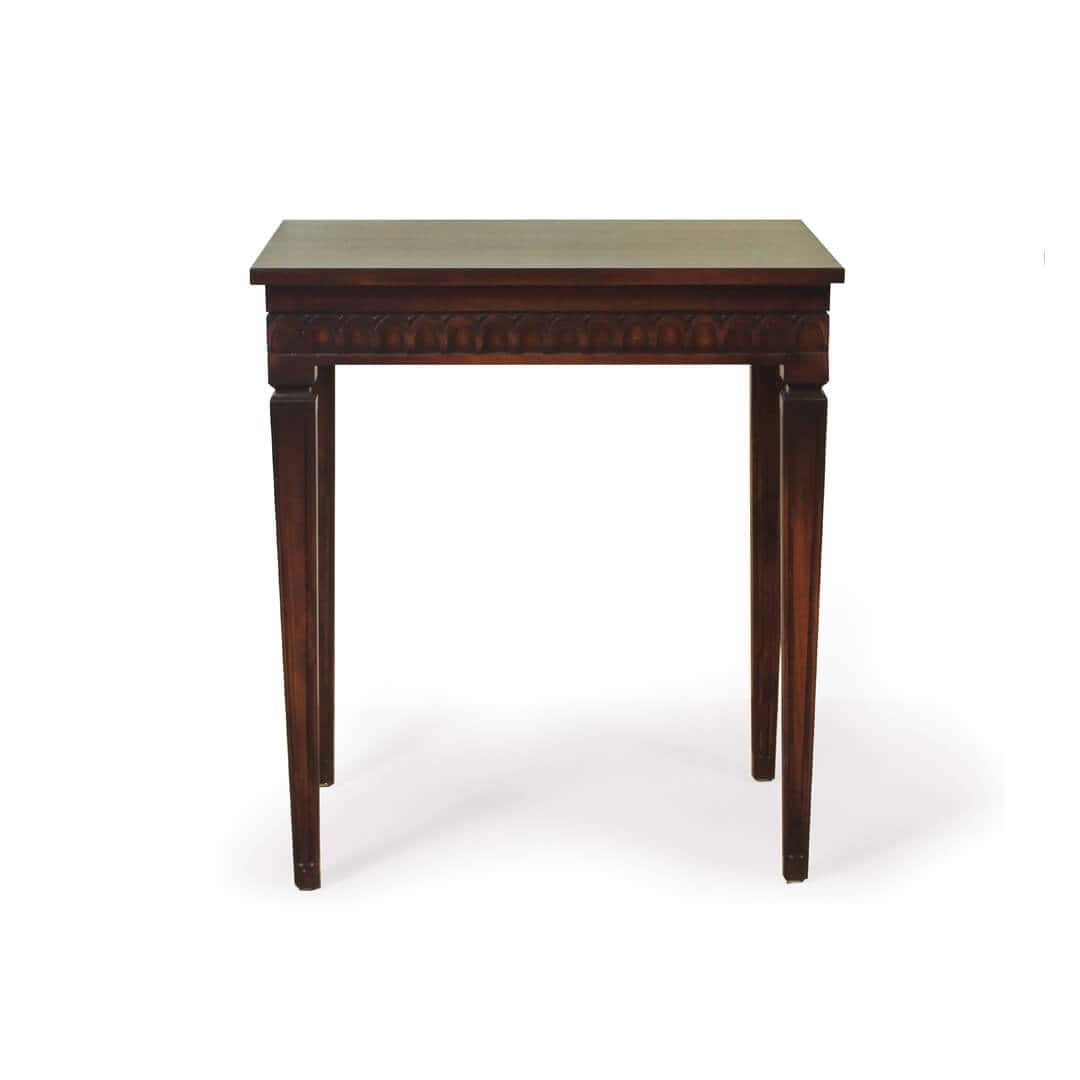 gustavian furniture side table front view