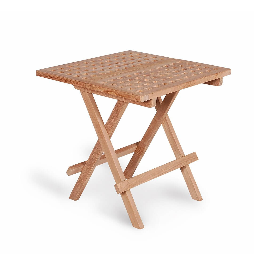 Teak Outdoor Square Picnic Folding Table