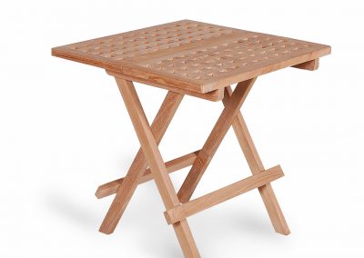 Teak Outdoor Square Picnic Folding Table
