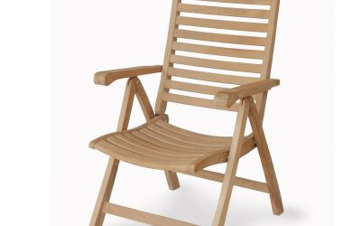 Teak Outdoor 5 Position Reclining Chair