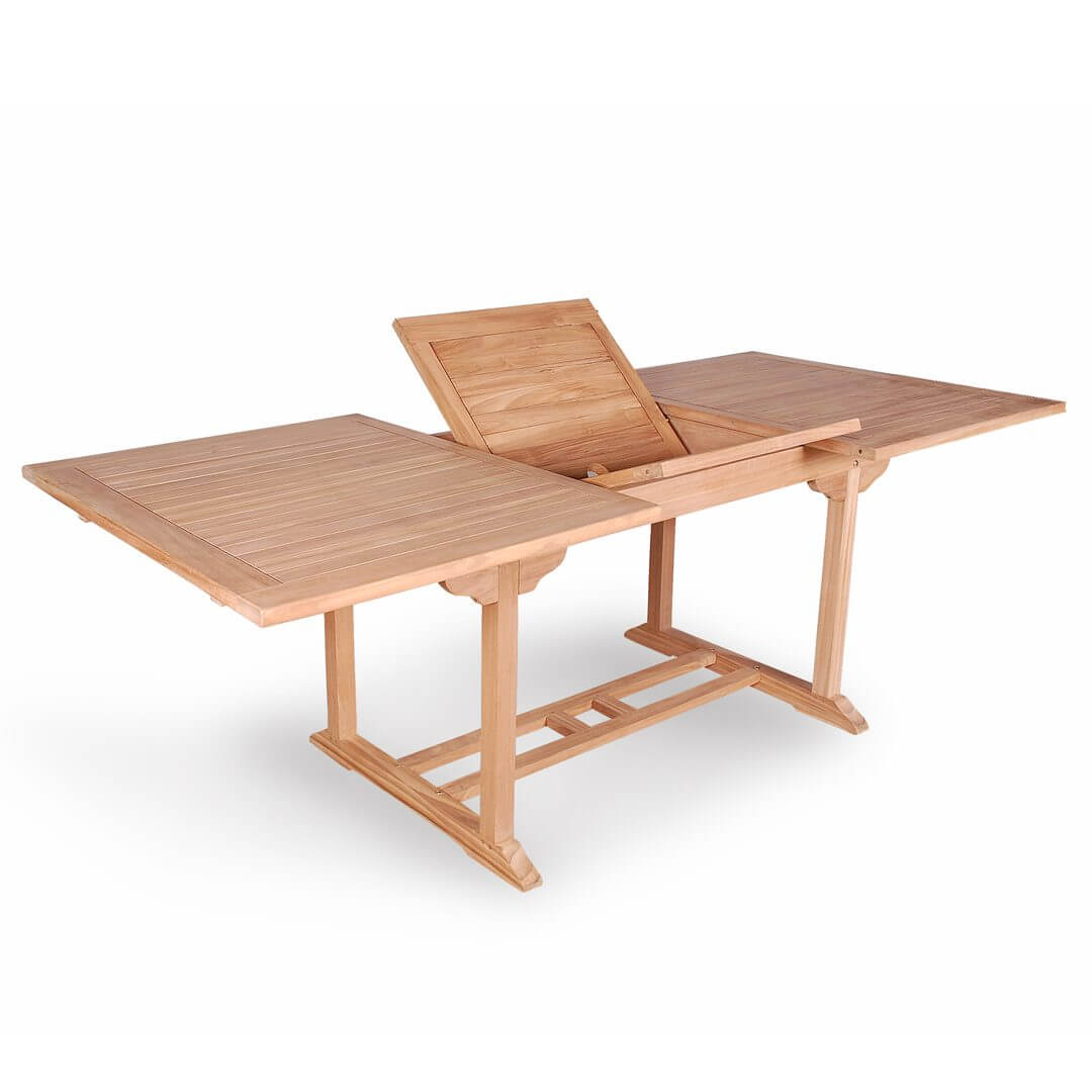 Teak Outdoor Rectangular Extension Table