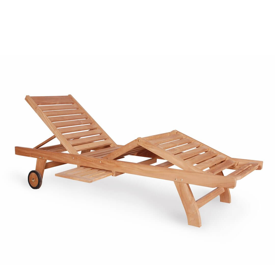 Teak Sun Loungers 2 Step For Outdoors