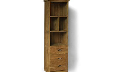 Teak Reclaimed Wood Small Display Cabinets