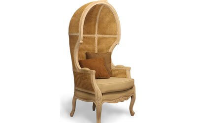 Cane Woven Canopy Chairs