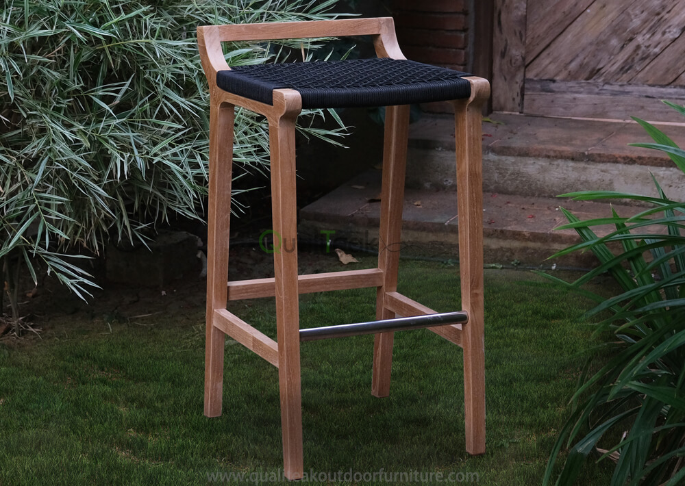 Teak Bar Stool Sidi