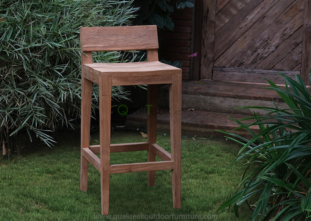 Teak Reclaimed Bar Chair Moha