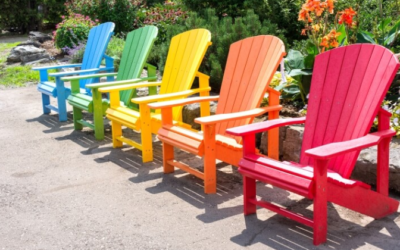 How to Add a Pop of Color to Teak Outdoor Furniture with Paint