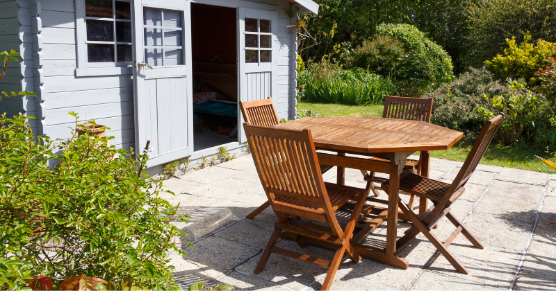 Maximizing Outdoor Area with Teak Wood Furniture