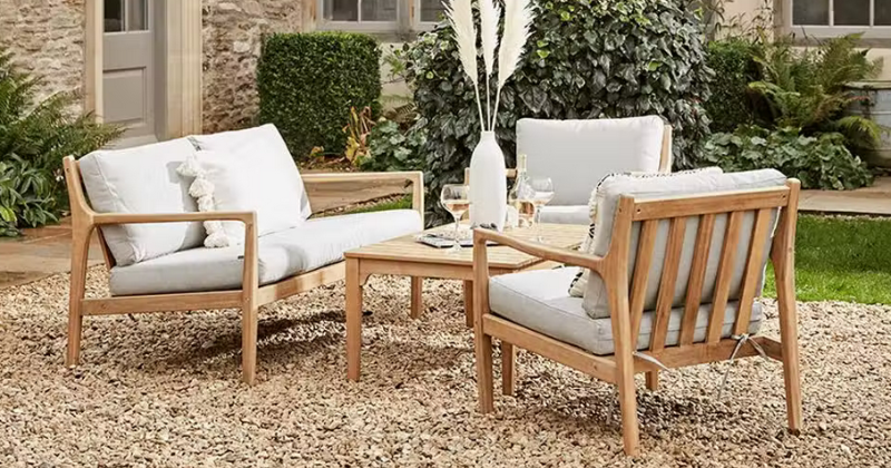 Maximizing Outdoor Area with Teak Wood Furniture