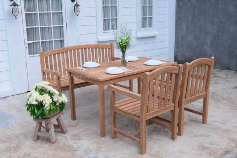 Buy Annette Outdoor Dining Table - Veronicas Qualiteak...