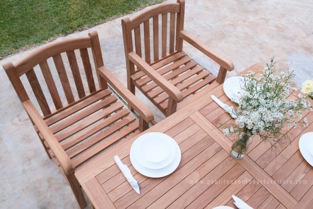 Buy Annette Outdoor Dining Table - Veronicas Qualiteak...