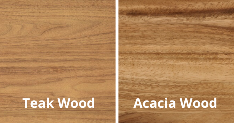 Comparison Teak Wood vs Acacia Wood for Outdoor Furniture