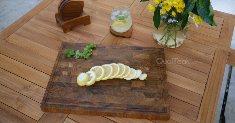 Take Care Teak Wood Tableware