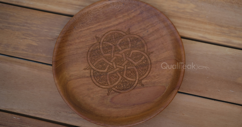 Take Care Teak Wood Tableware