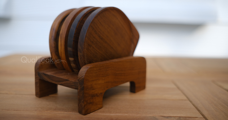 Take Care Teak Wood Tableware