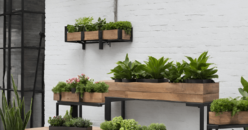 How to Make Industrial Garden Decor with Teak Wood