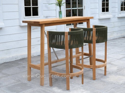 Andes Teak Bar Table