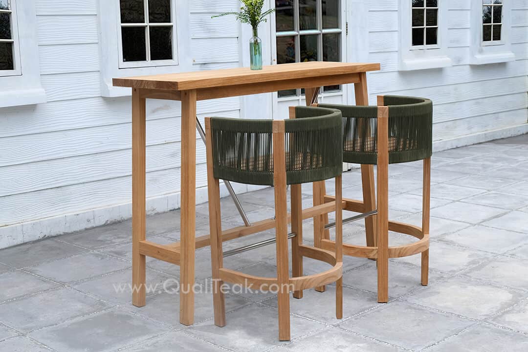 Andes Teak Bar Table