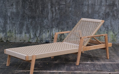 Cancún Teak Sun Lounger