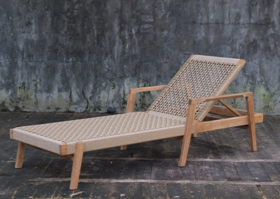 Cancún Teak Sun Lounger