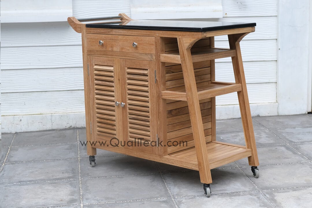 Santorini Teak Outdoor Kitchen