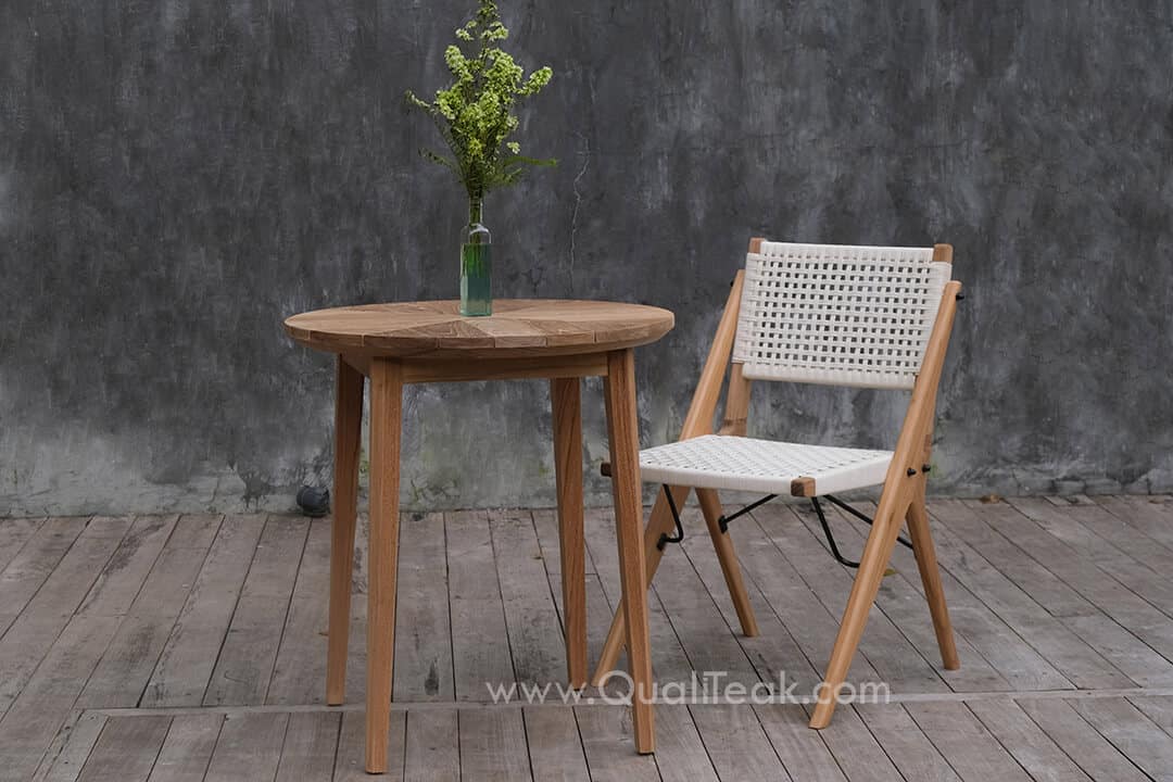Xavier Teak Outdoor Bistro Table