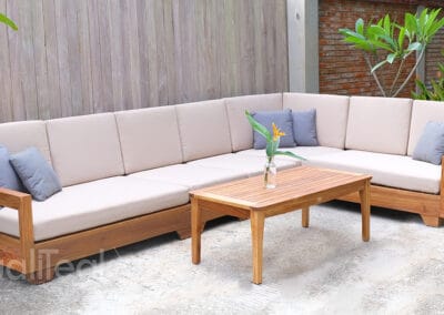 Oslo Corner Teak Sofa Sets