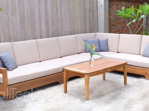 Oslo Corner Teak Sofa Sets