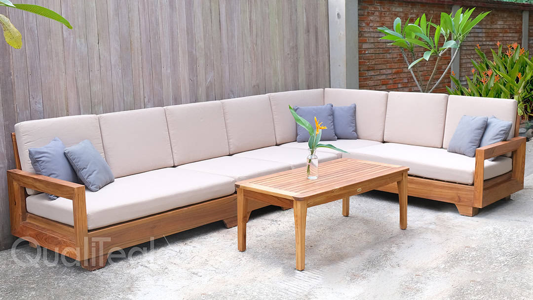 Oslo Corner Teak Sofa Sets