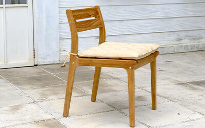 Fuego Solid Teak Outdoor Side Chair