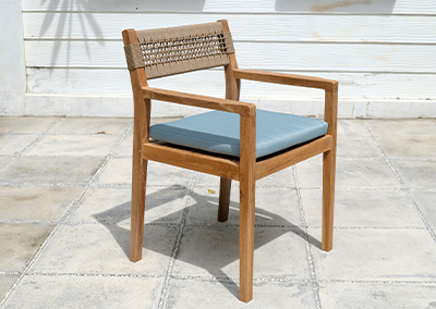 Krastan Armchair With Rope Weaving