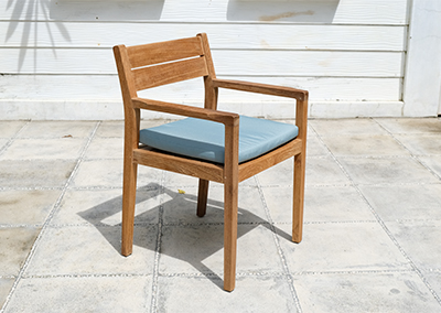 Krastan Solid Teak Outdoor Armchair