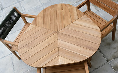 Trilope Teak Outdoor Dining Table