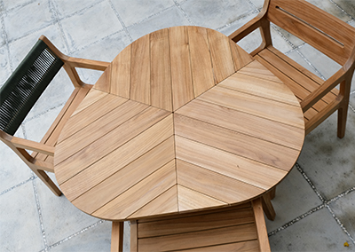 Trilope Teak Outdoor Dining Table