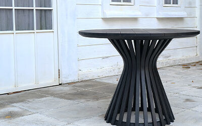 Xaviera Round Teak Outdoor Dining Table