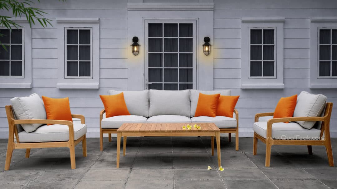 Fuego Teak Outdoor Lounge Set