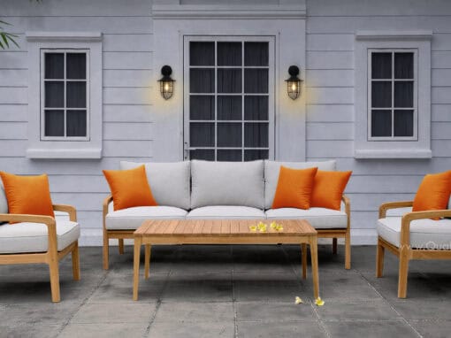 Fuego Teak Outdoor Lounge Set